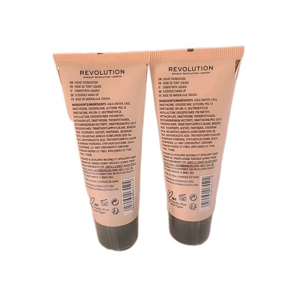 New! -2 Sealed Matte Makeup Revolution Full Coverage Pore Blurring F10 - Picture 2 of 4